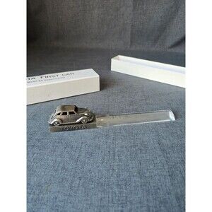 Vintage Toyota Model AA Sedan First Car Paperweight Magnifier Toyoda